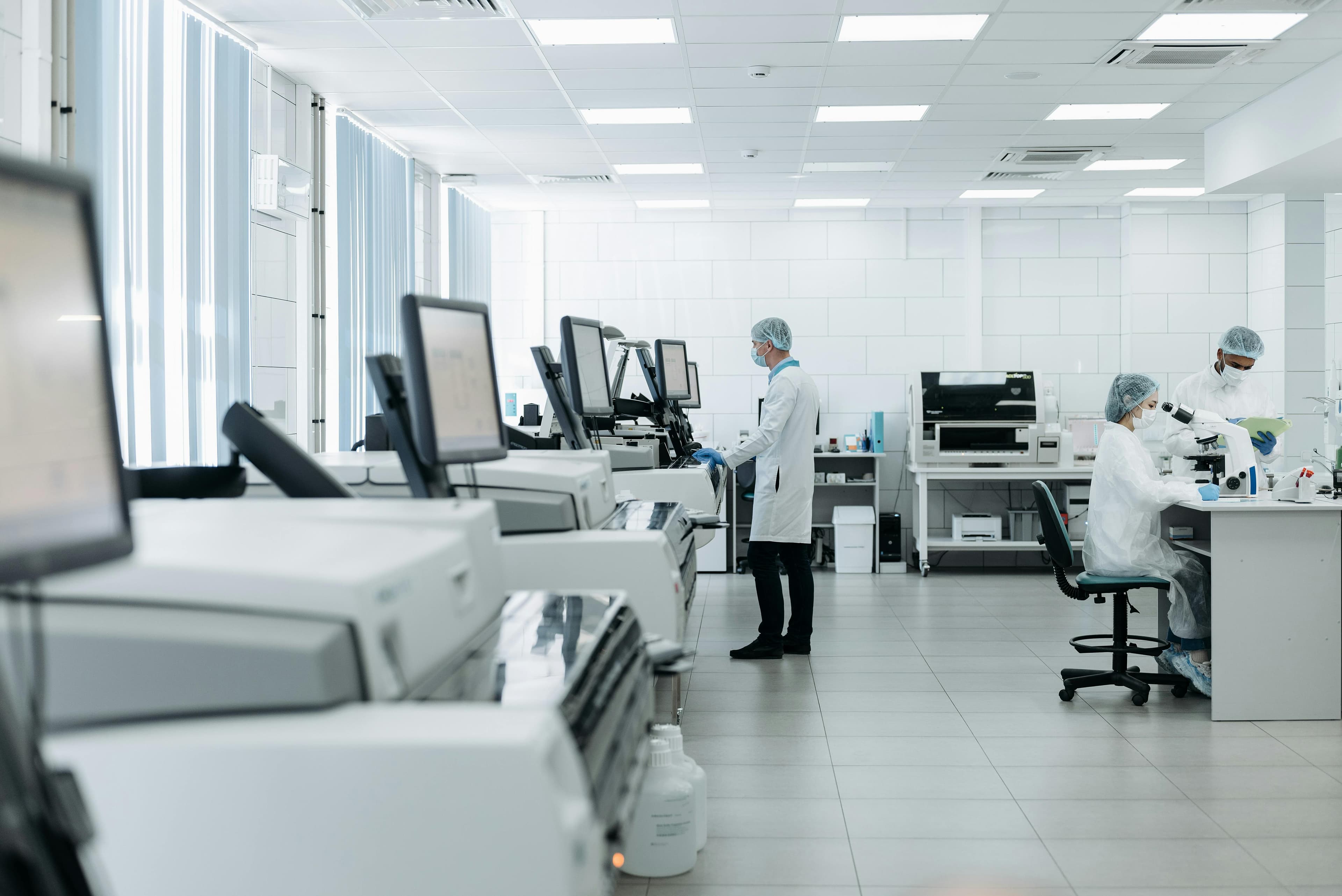 A modern and clean clinic interior